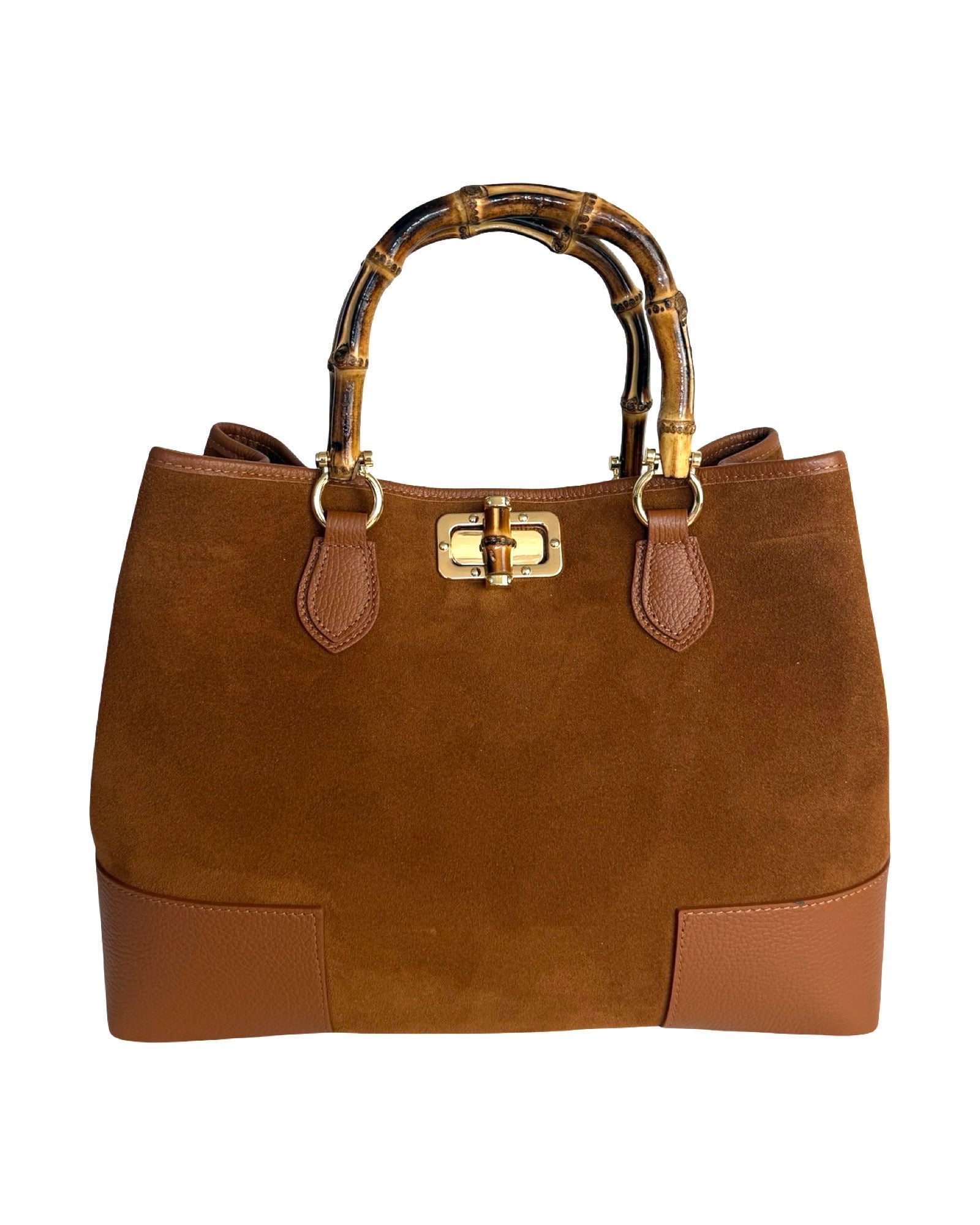 Bamboo Tote Suede