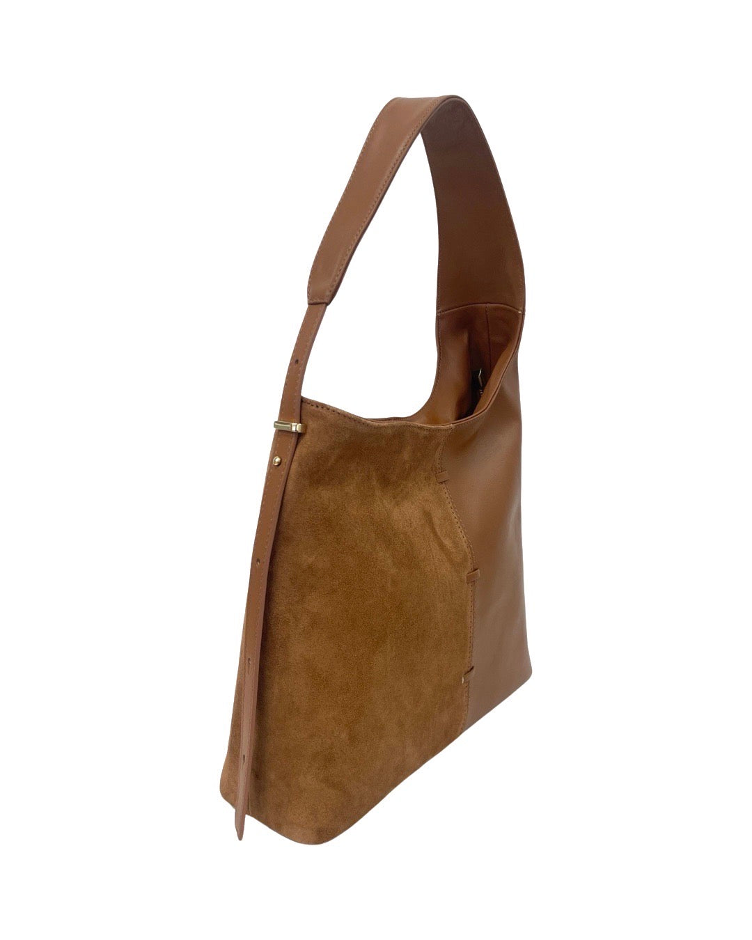 Shoulder Bag Medium Twin-Suede