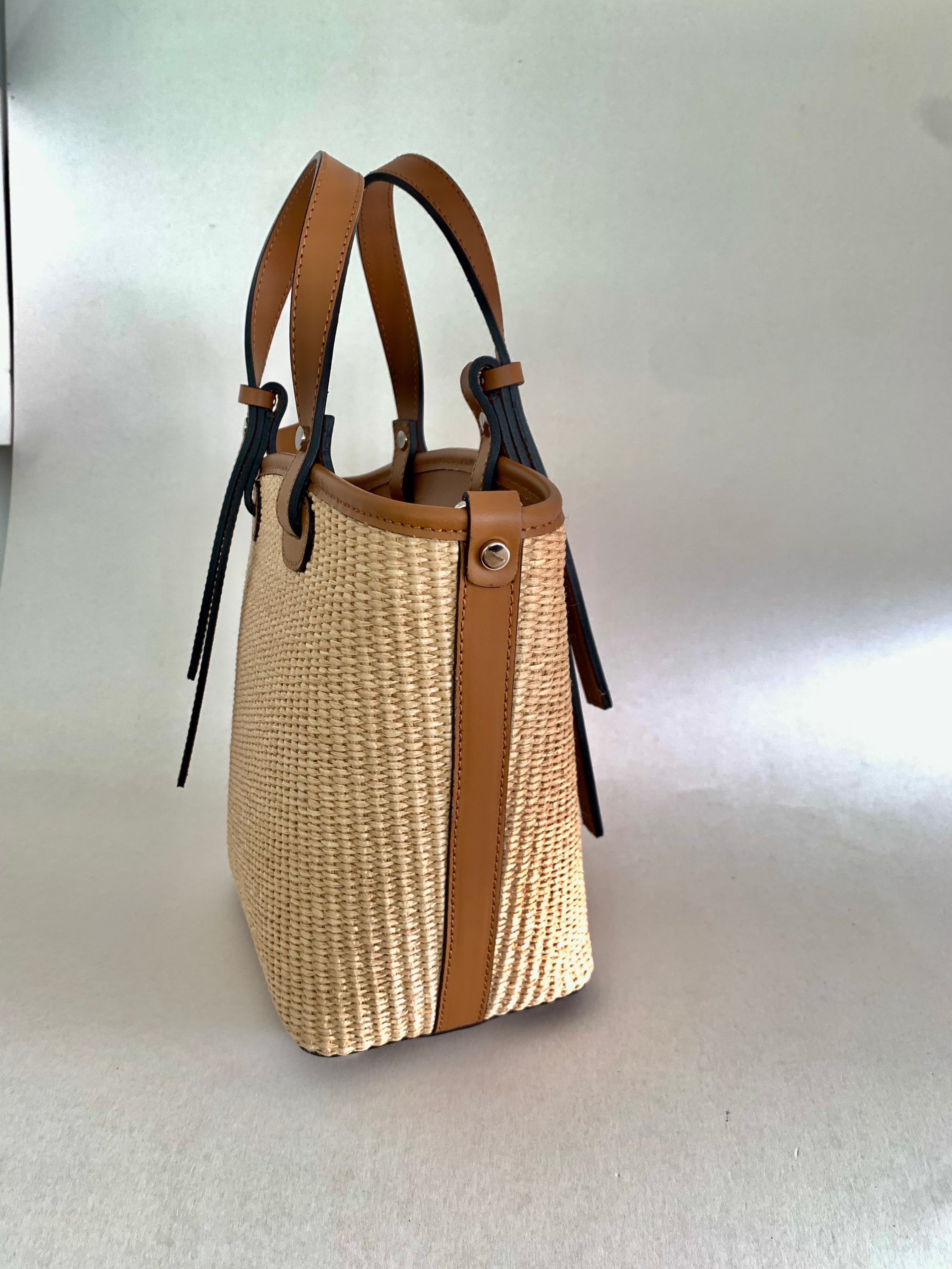 Bucket Bag Medium Raffia