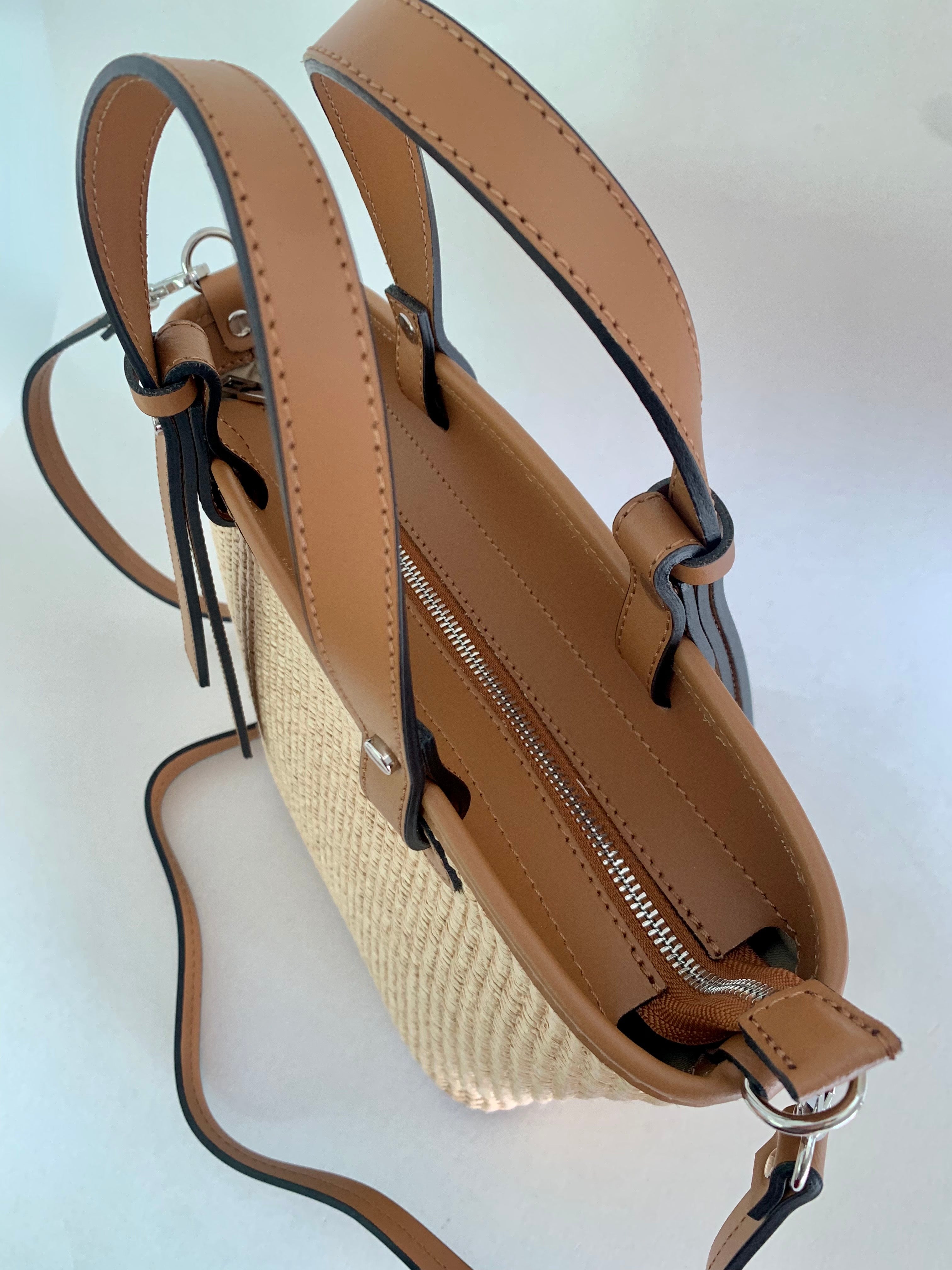 Bucket Bag Medium Raffia