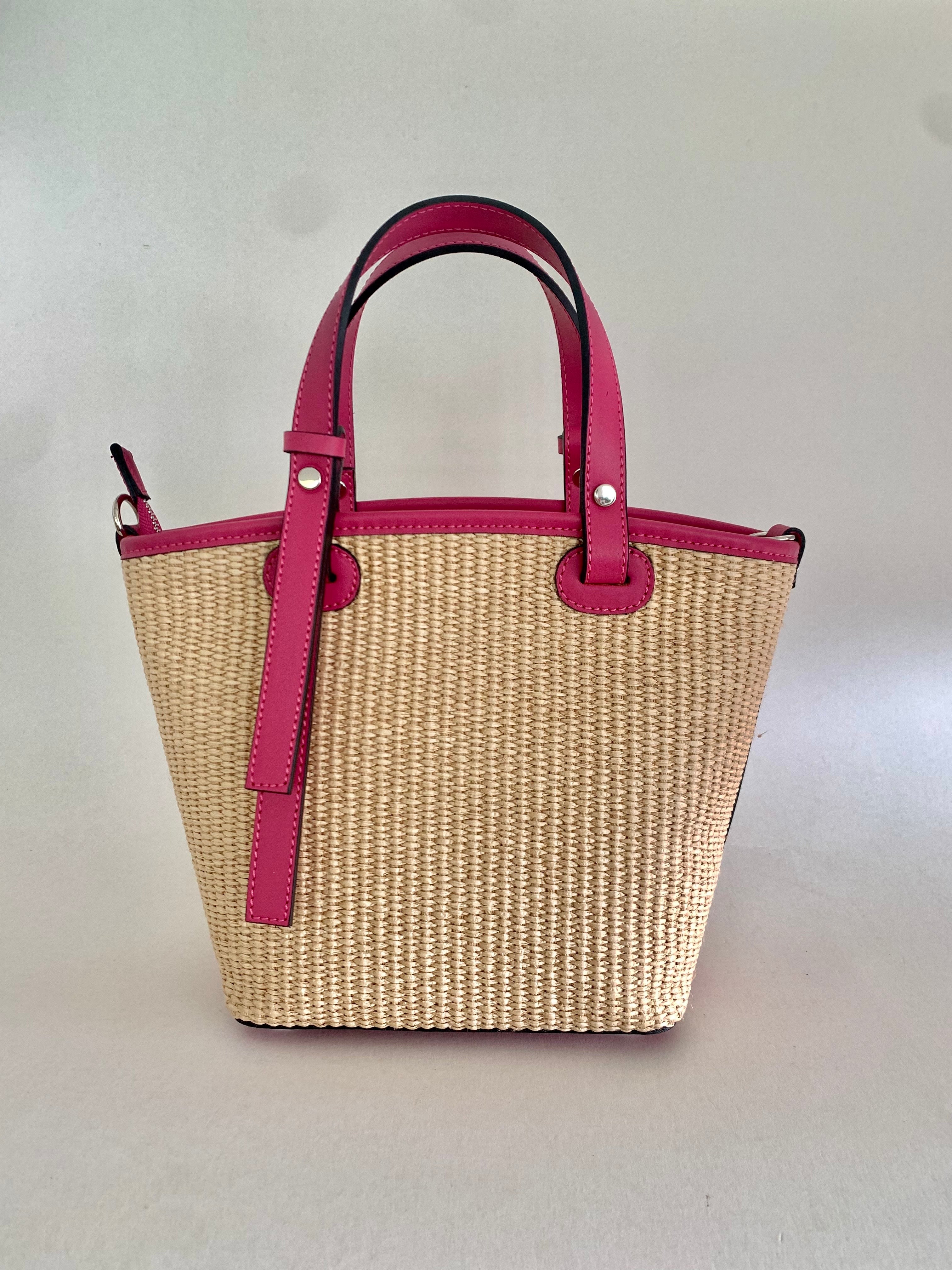 Bucket Bag Medium Raffia