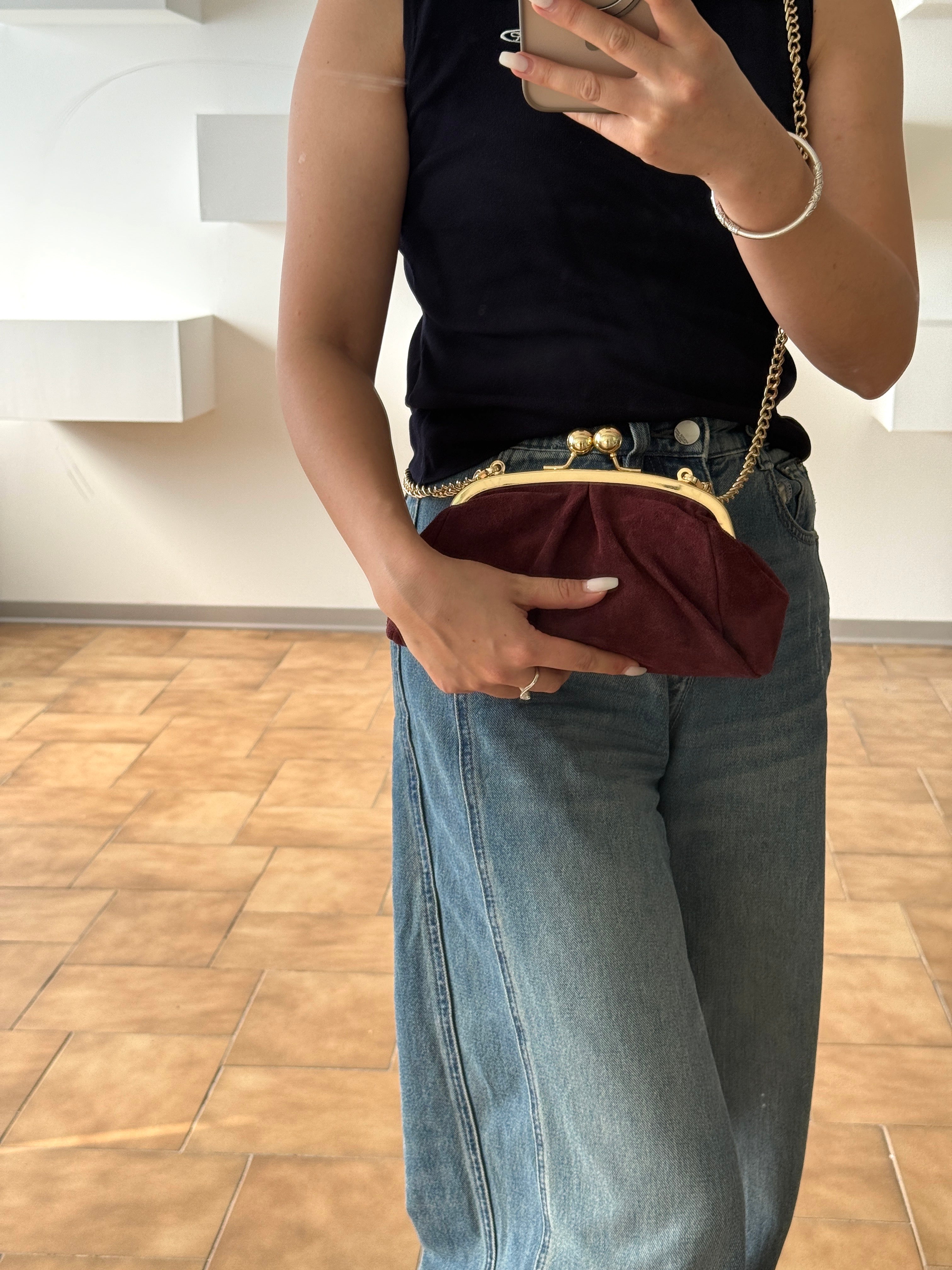 Suede Purse