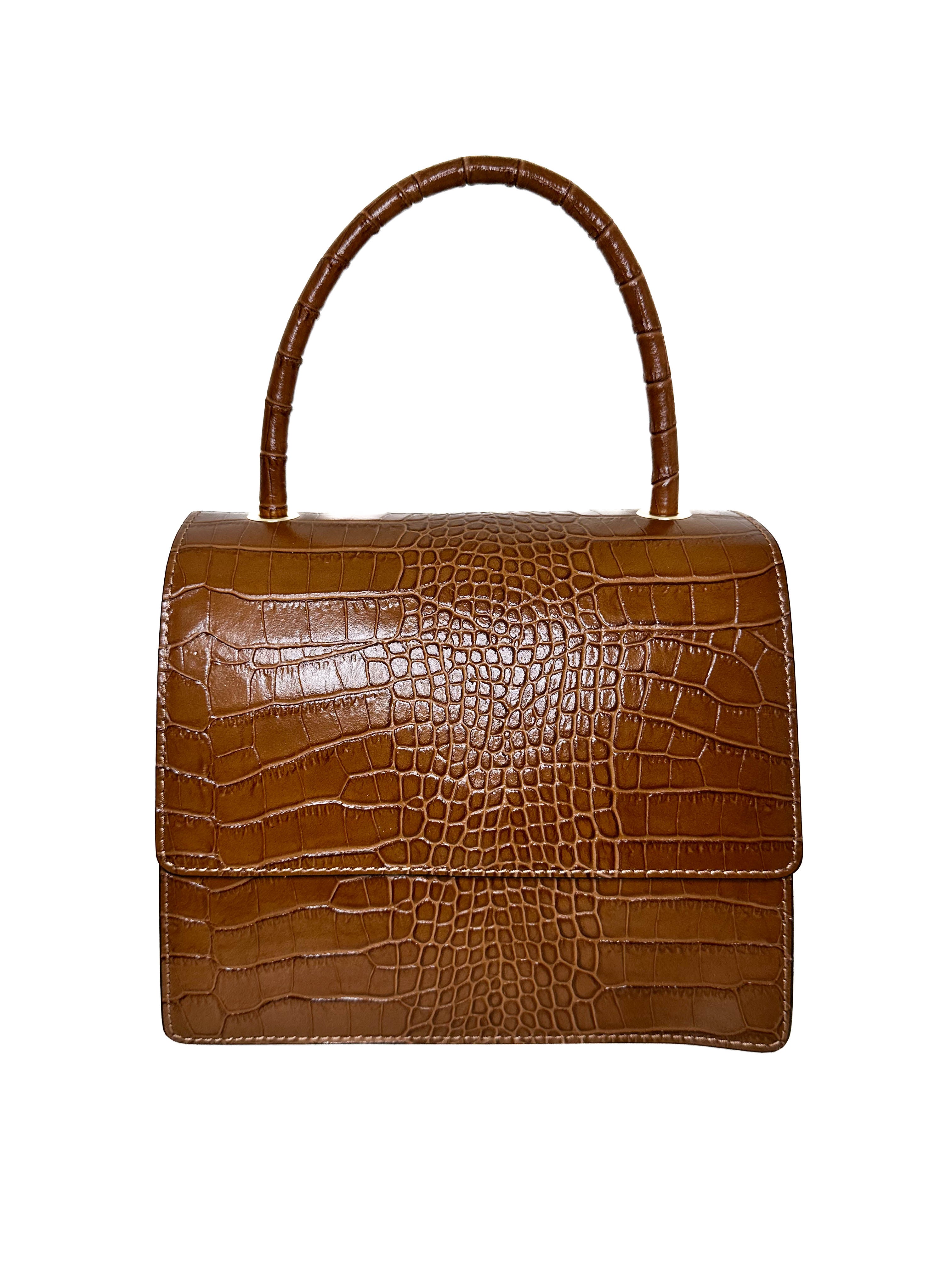 Shoulder Bag Small Mock Croc