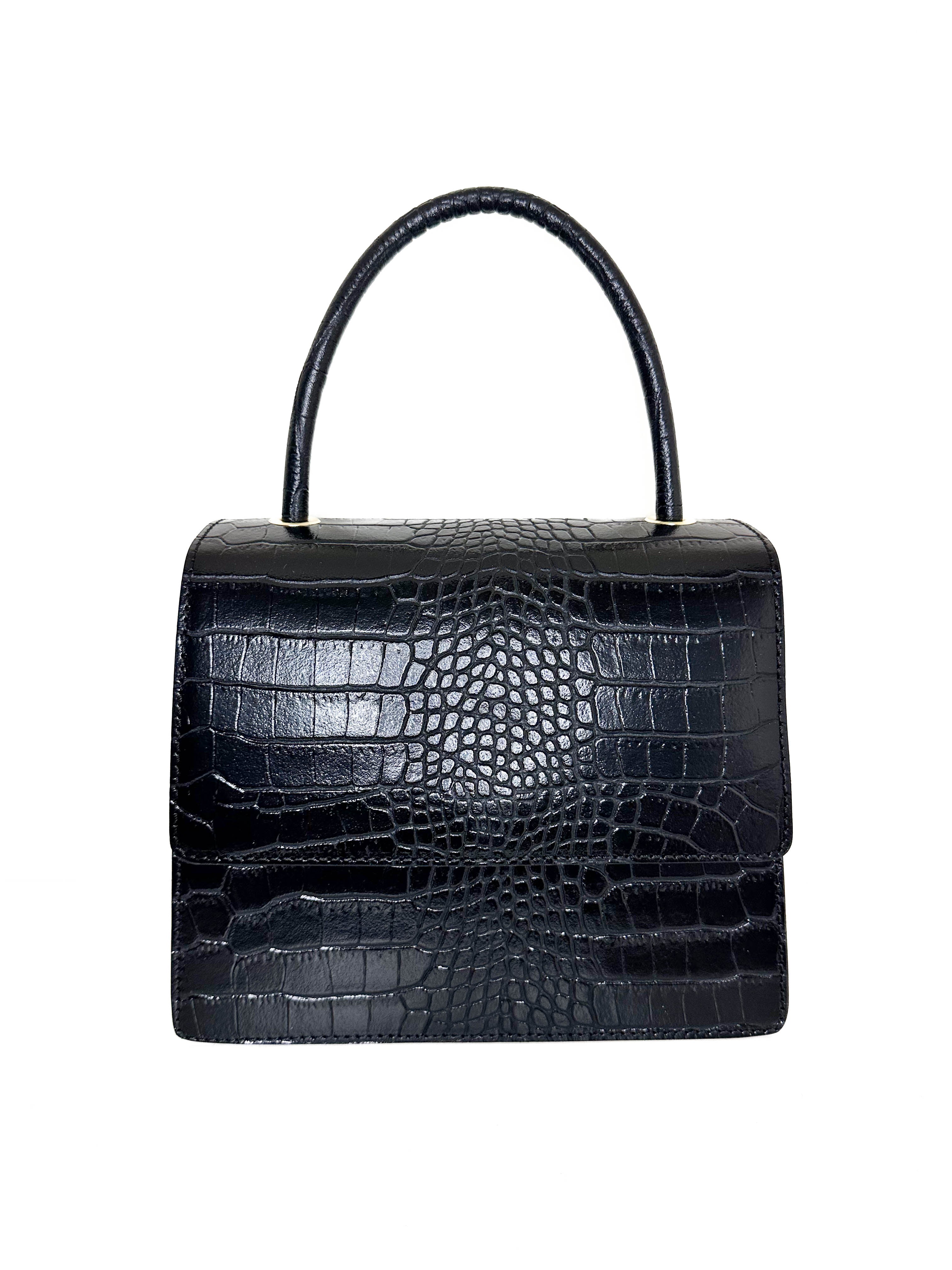 Shoulder Bag Small Mock Croc