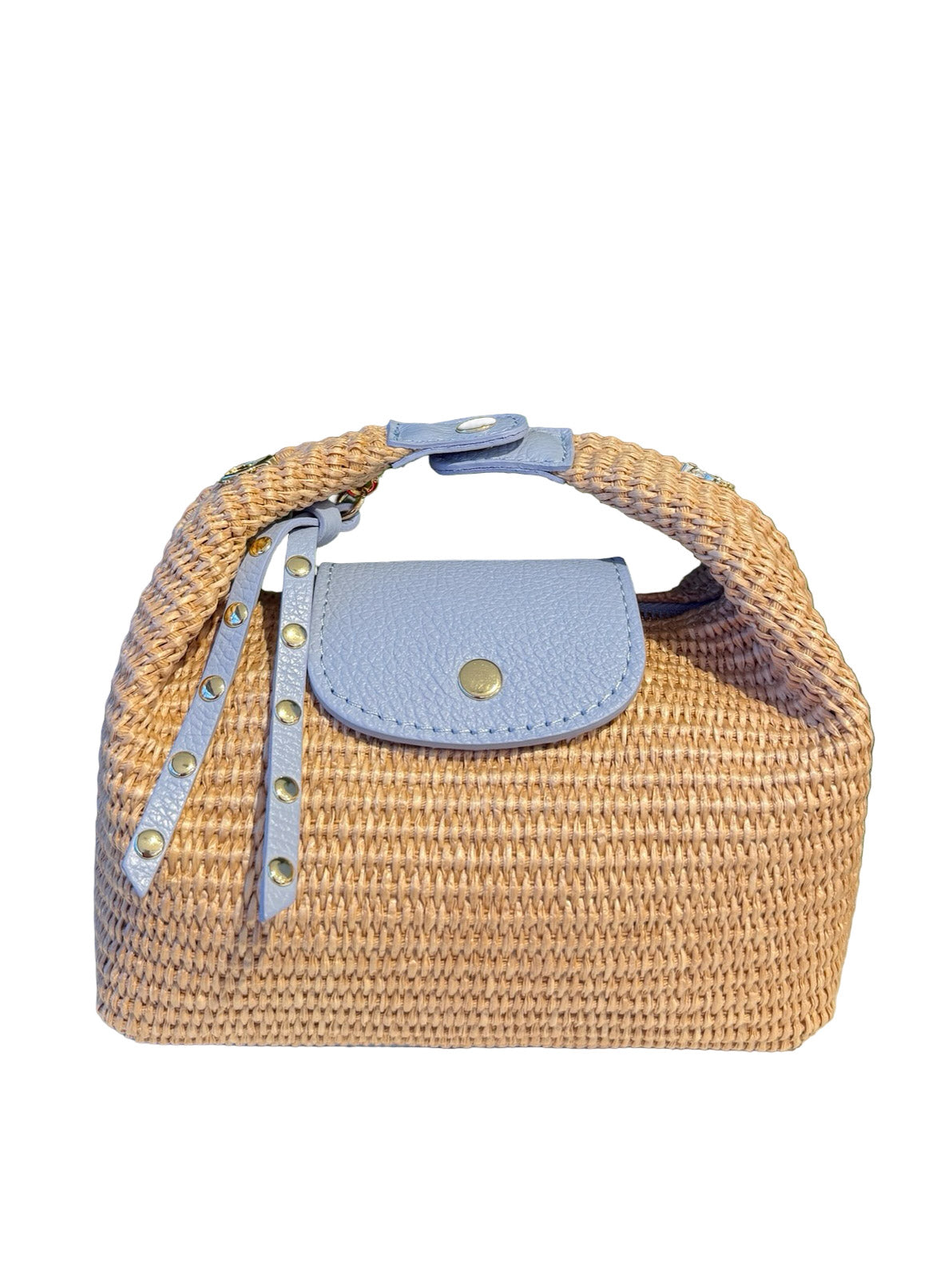 Slouchy Clutch Raffia