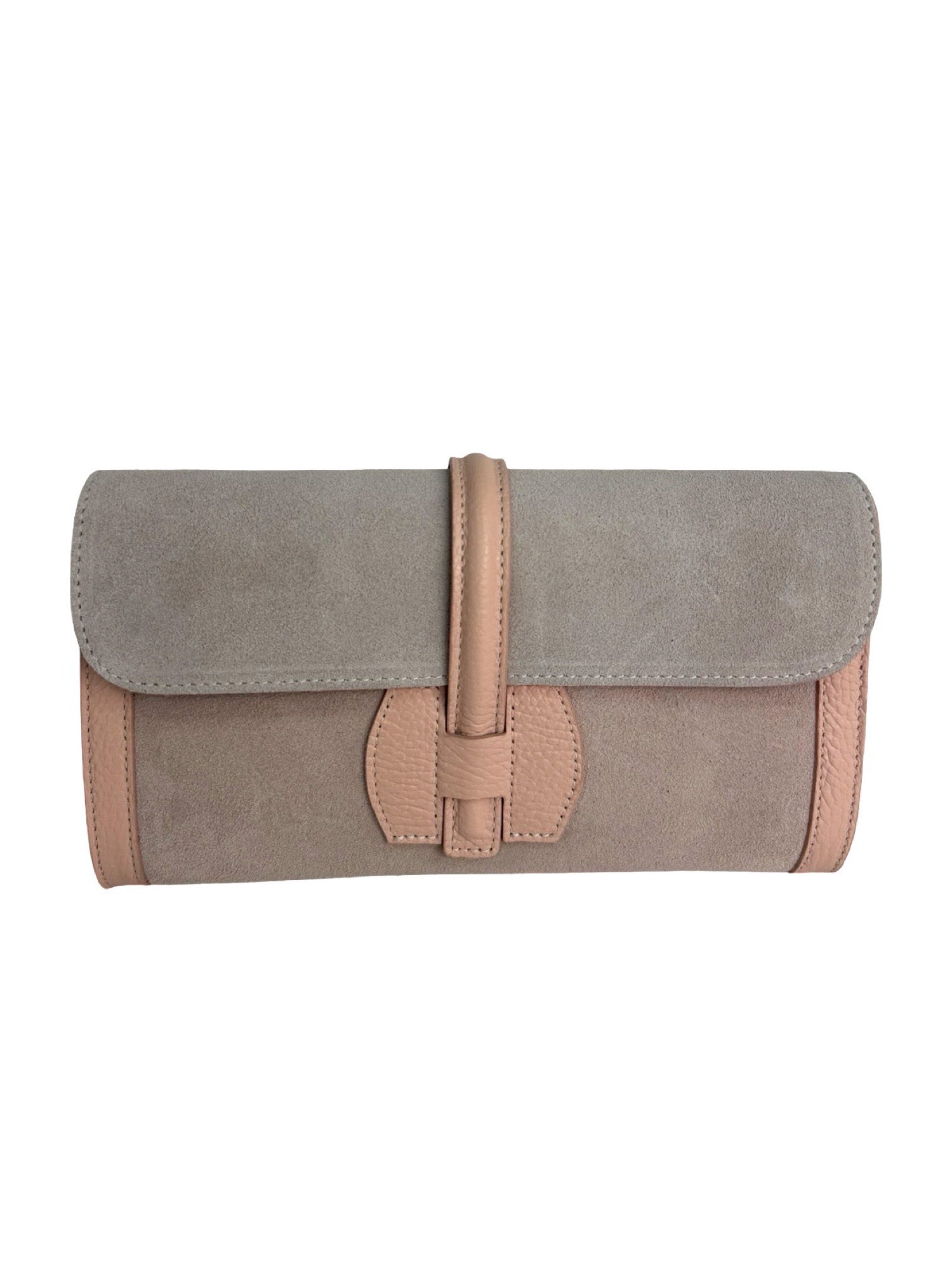 Suede Leather Clutch