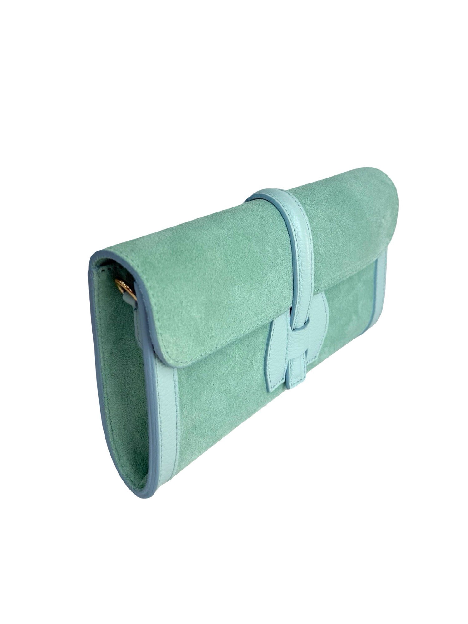 Suede Leather Clutch