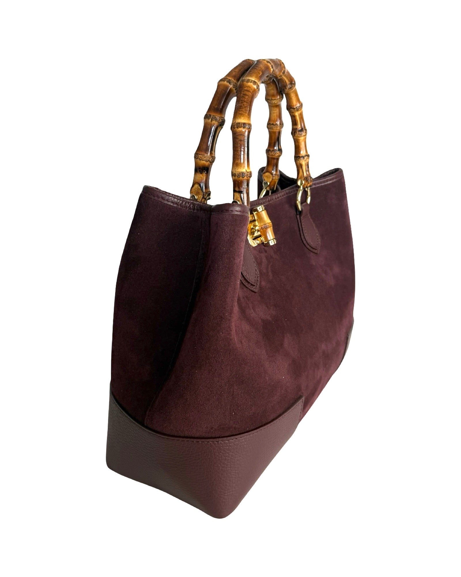 Bamboo Tote Suede