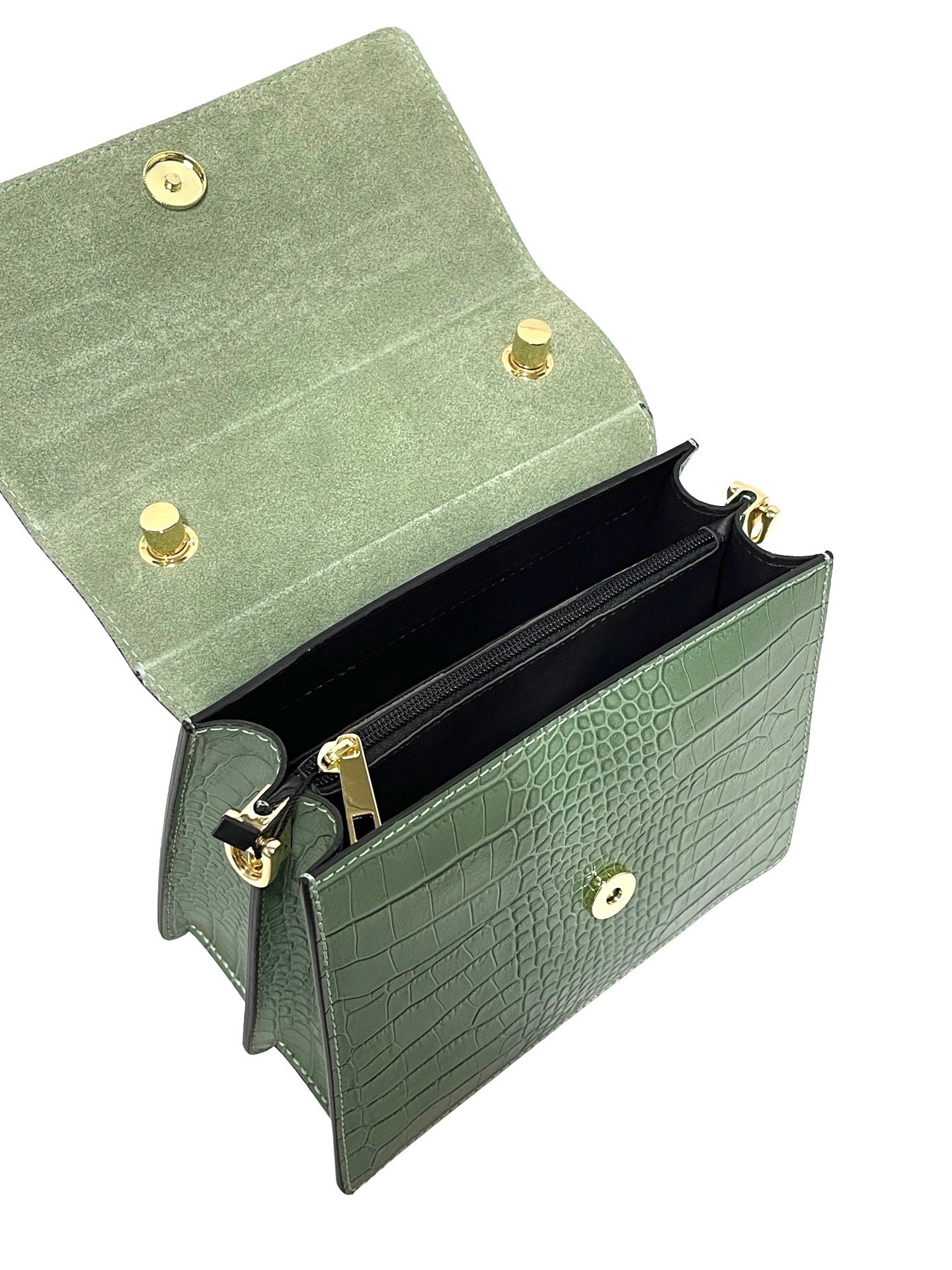 Shoulder Bag Small Mock Croc