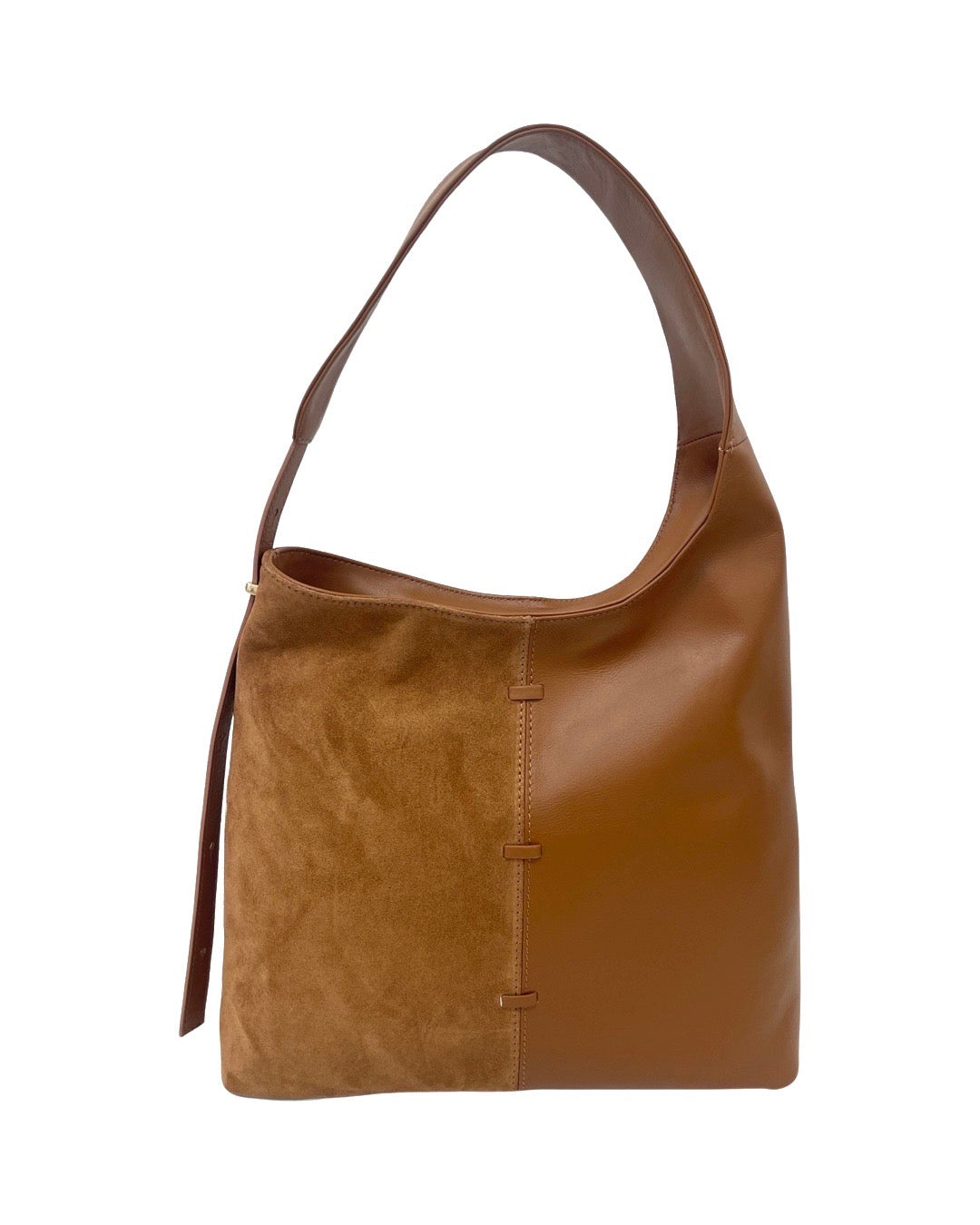 Shoulder Bag Medium Twin-Suede