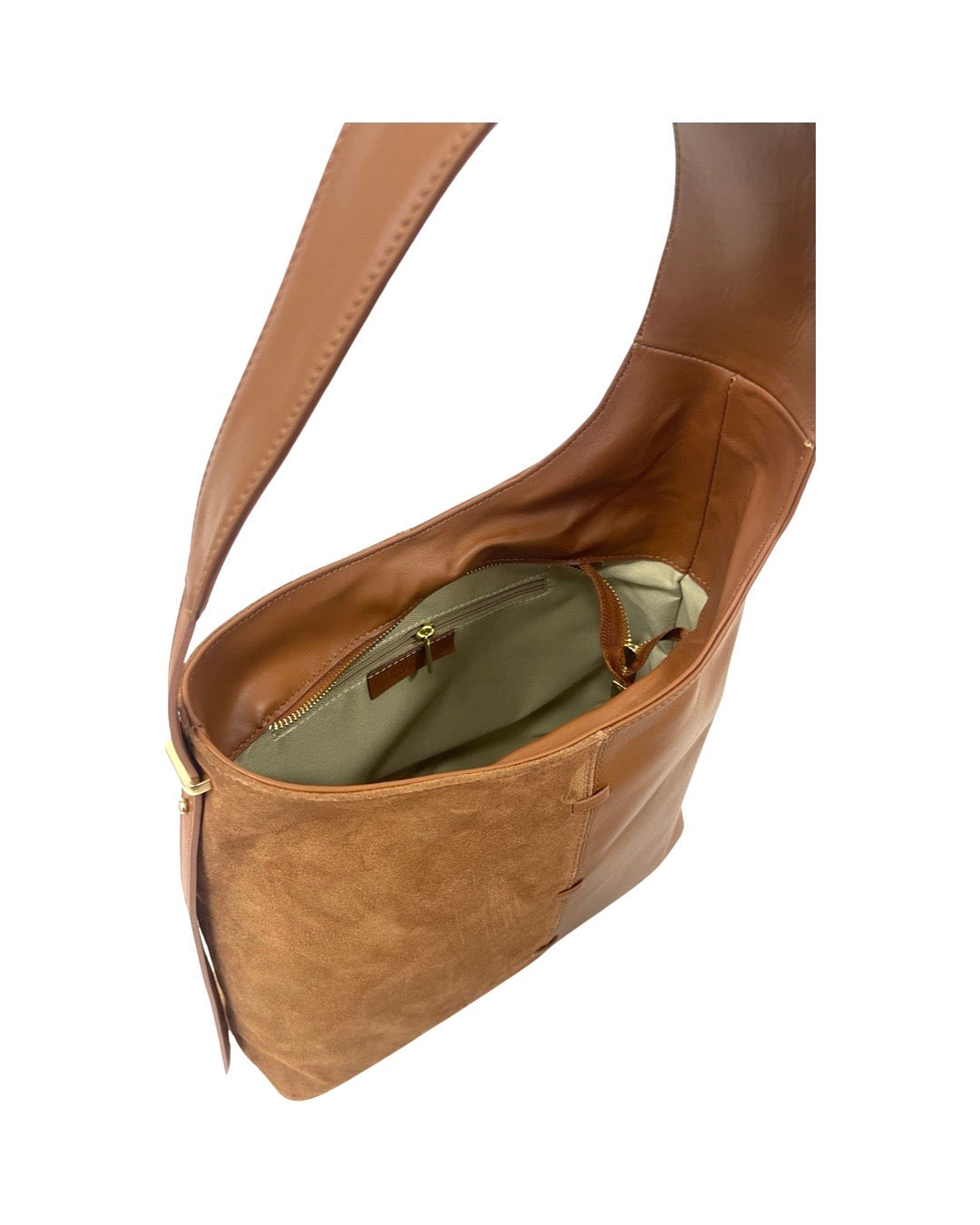 Shoulder Bag Medium Twin-Suede