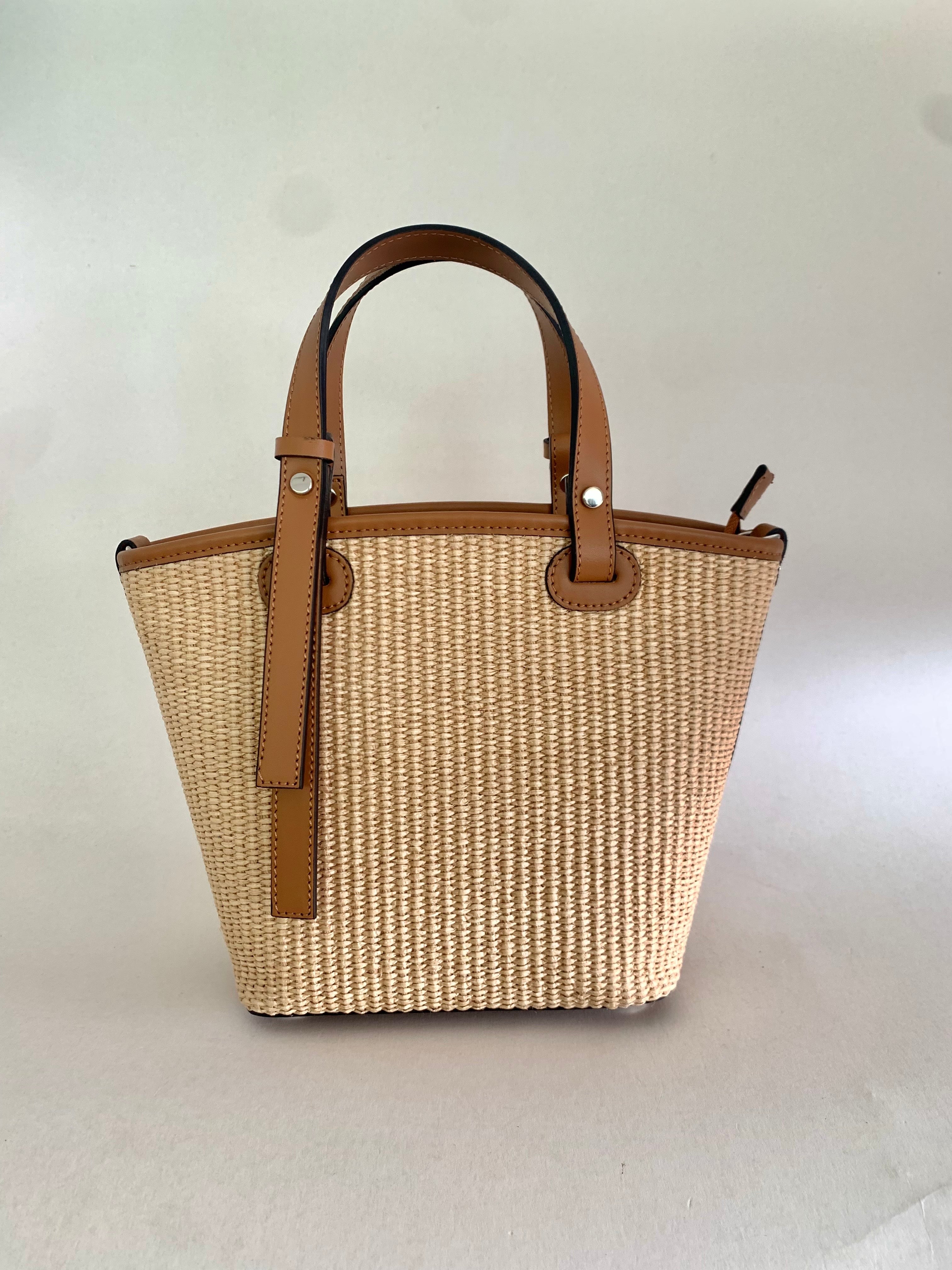 Bucket Bag Medium Raffia