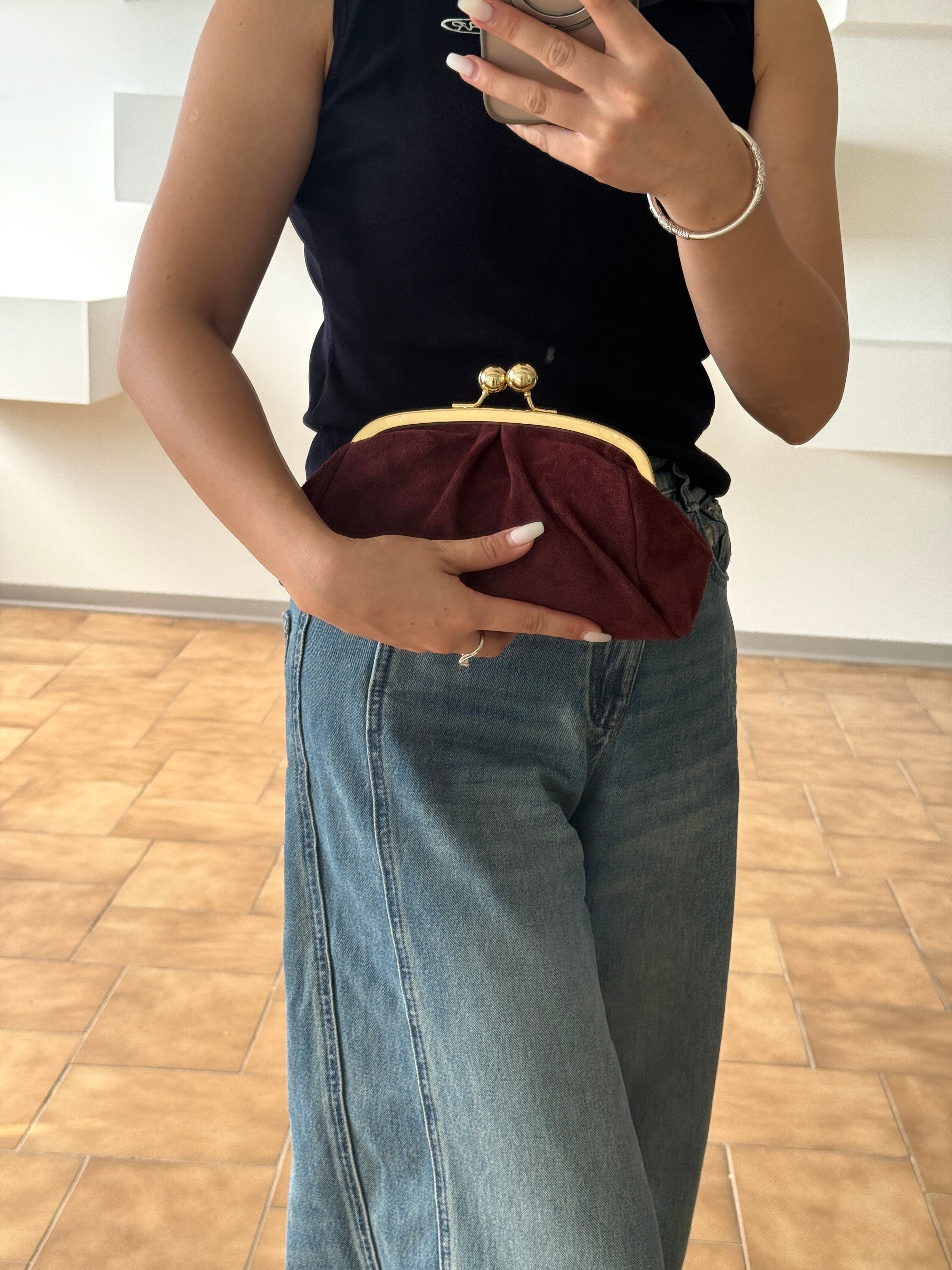Suede Purse