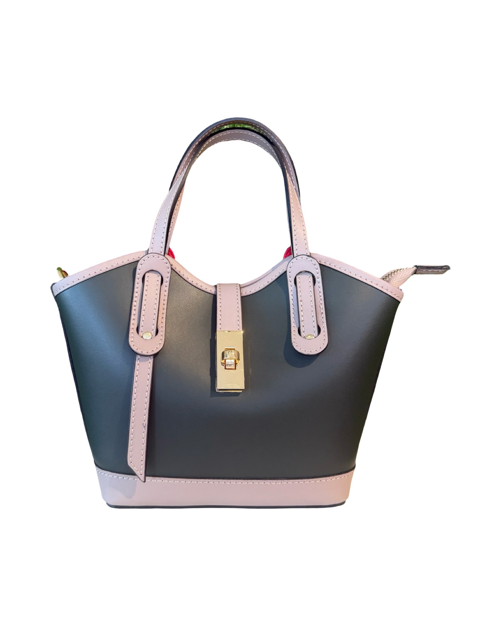 Compartment Bag Small Two-Tone