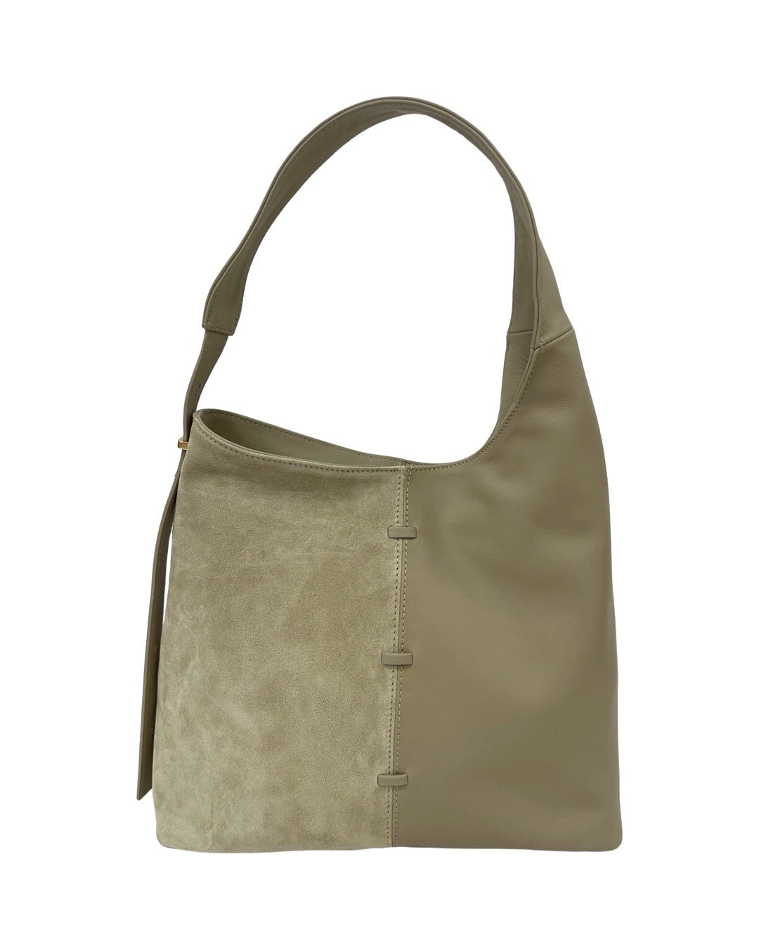 Shoulder Bag Medium Twin-Suede