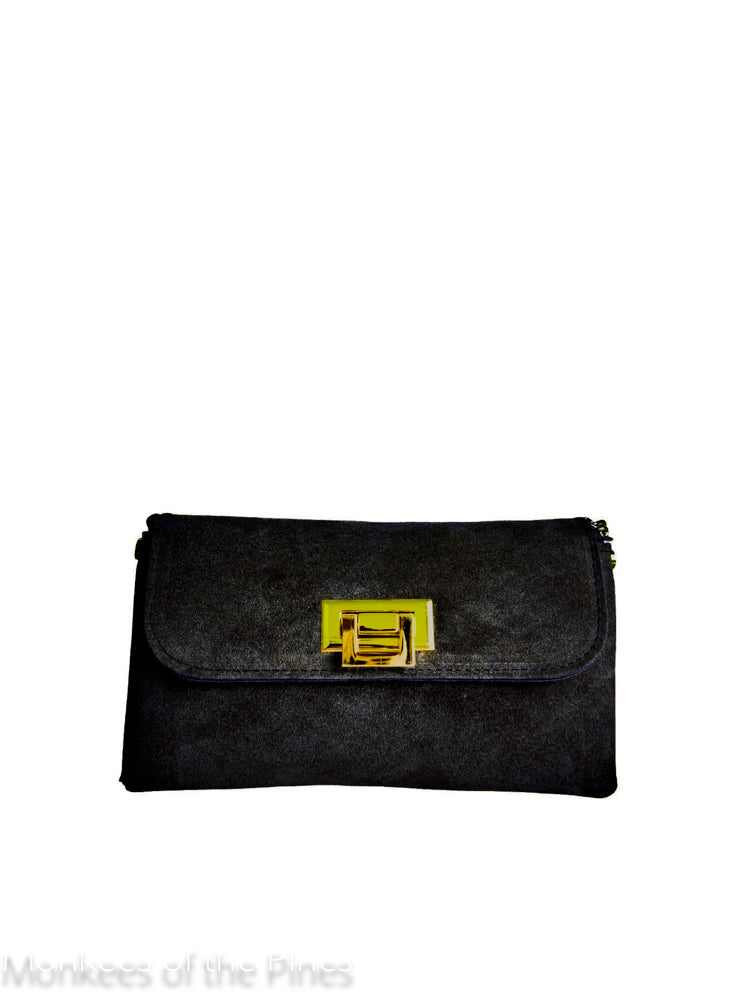 Suede Clutch