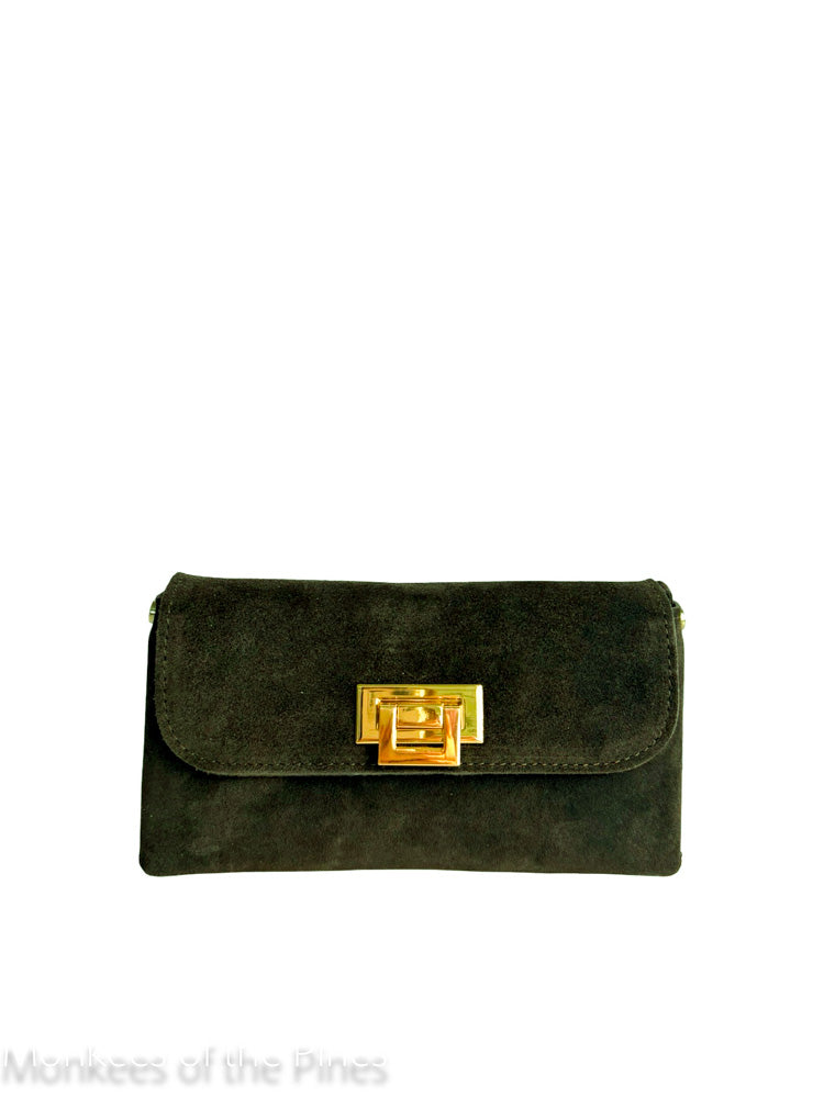 Suede Clutch