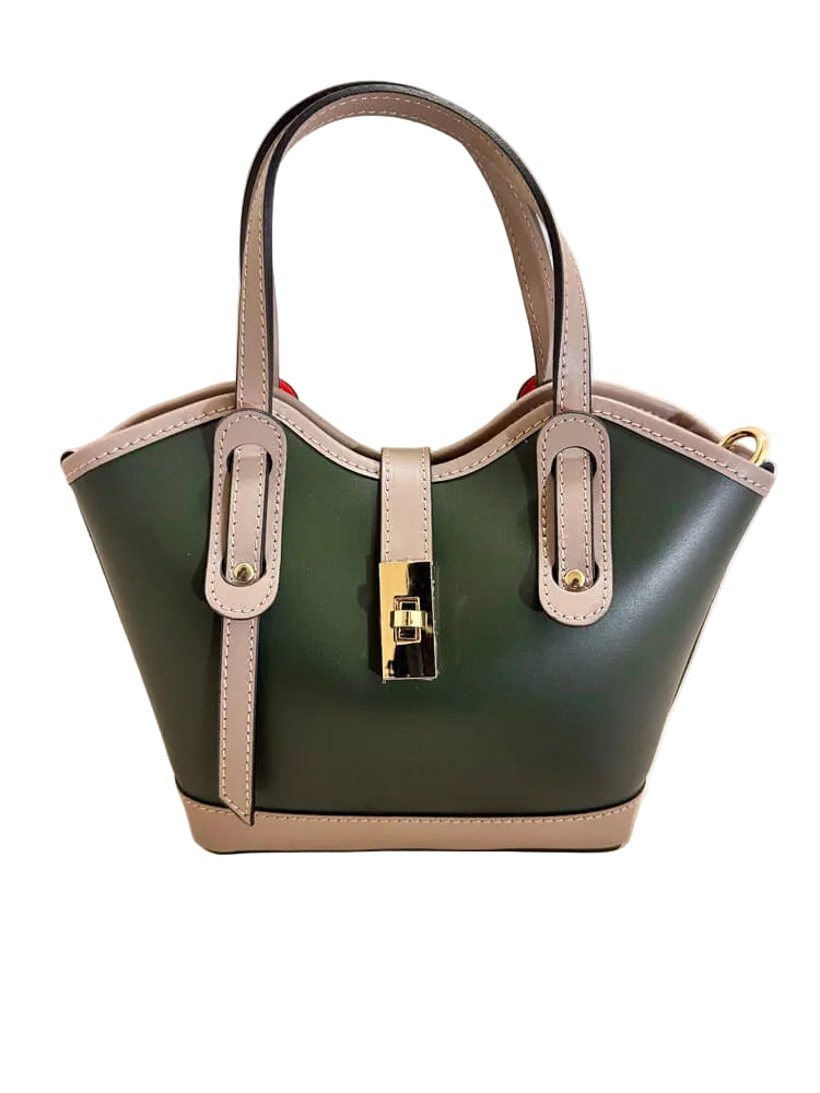 Compartment Bag Small Two-Tone