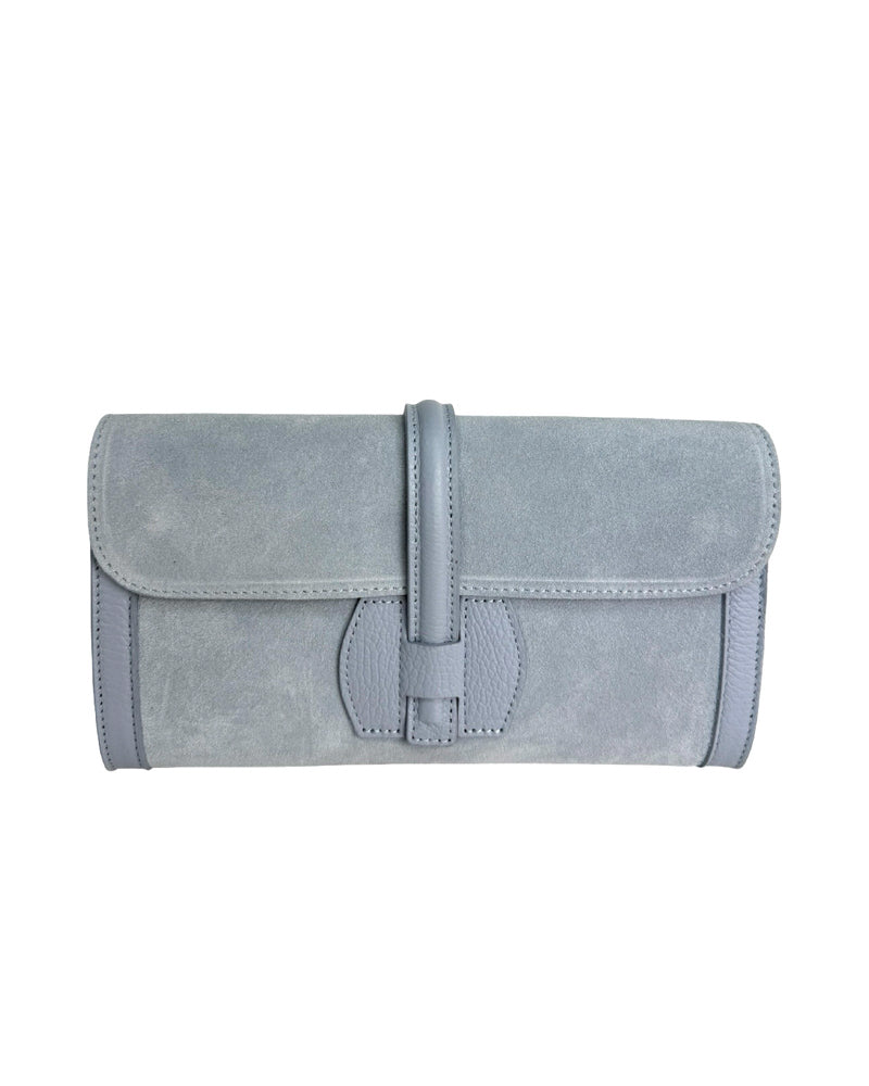 Suede Leather Clutch