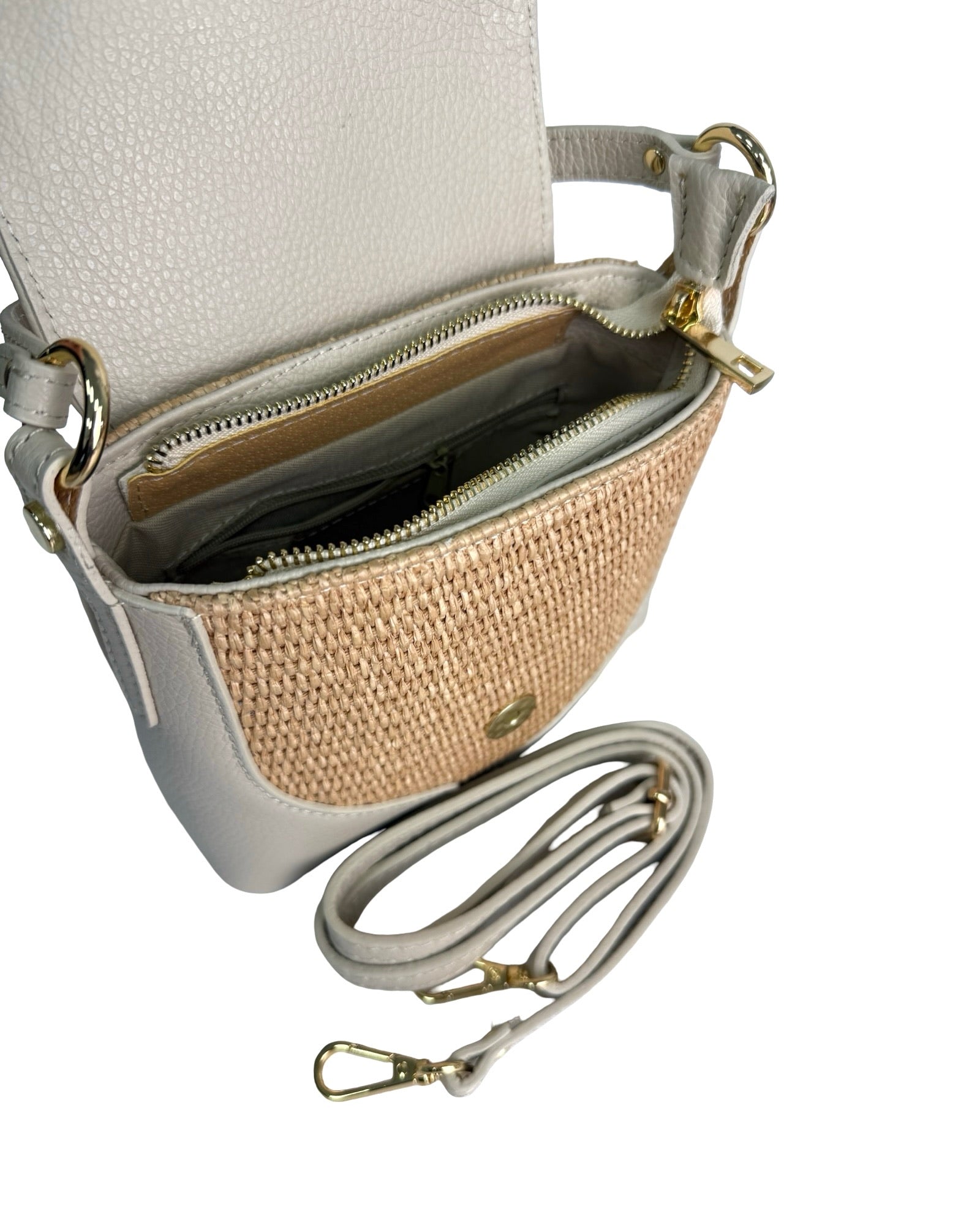 Raffia Leather Small