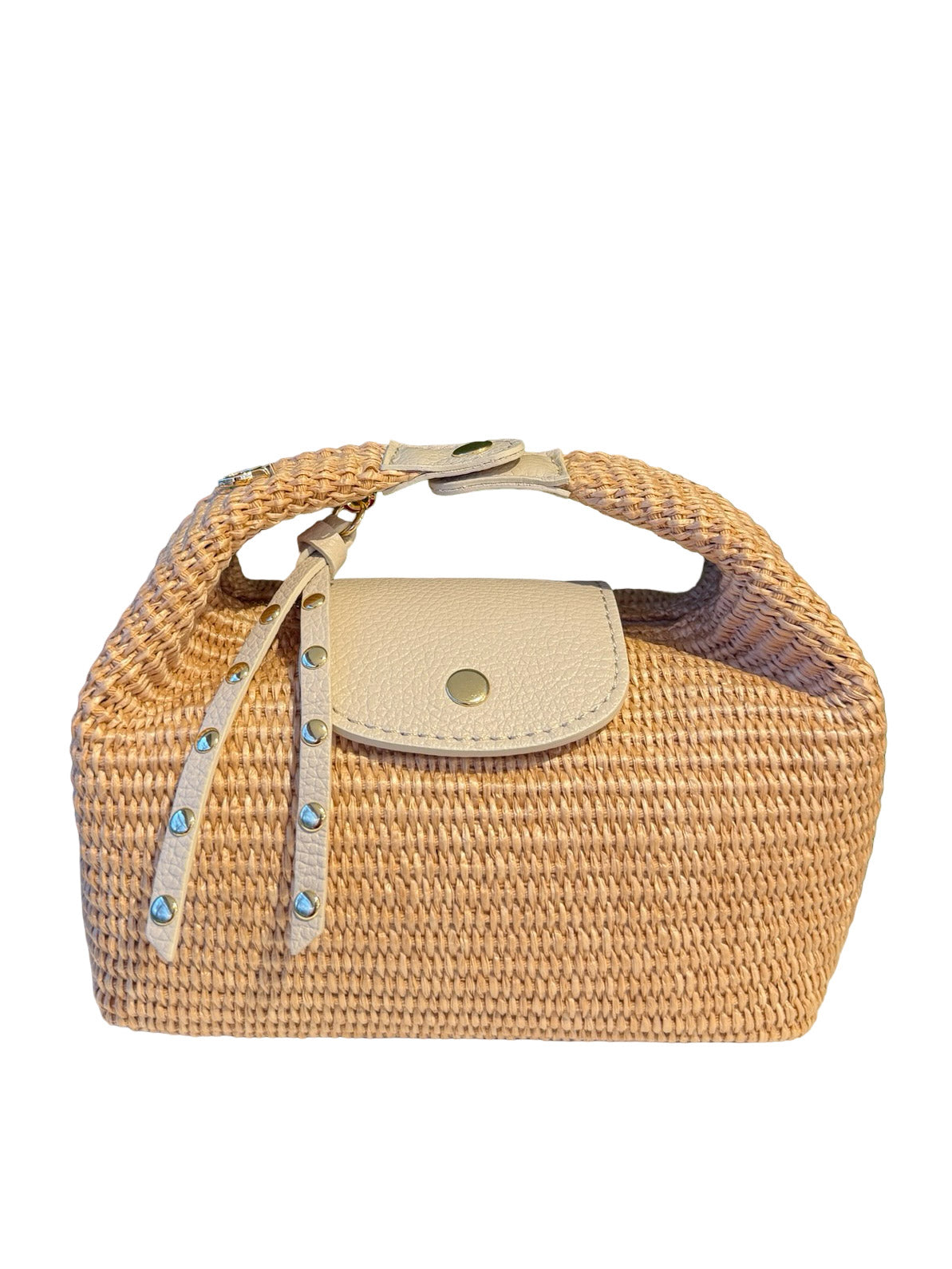 Slouchy Clutch Raffia