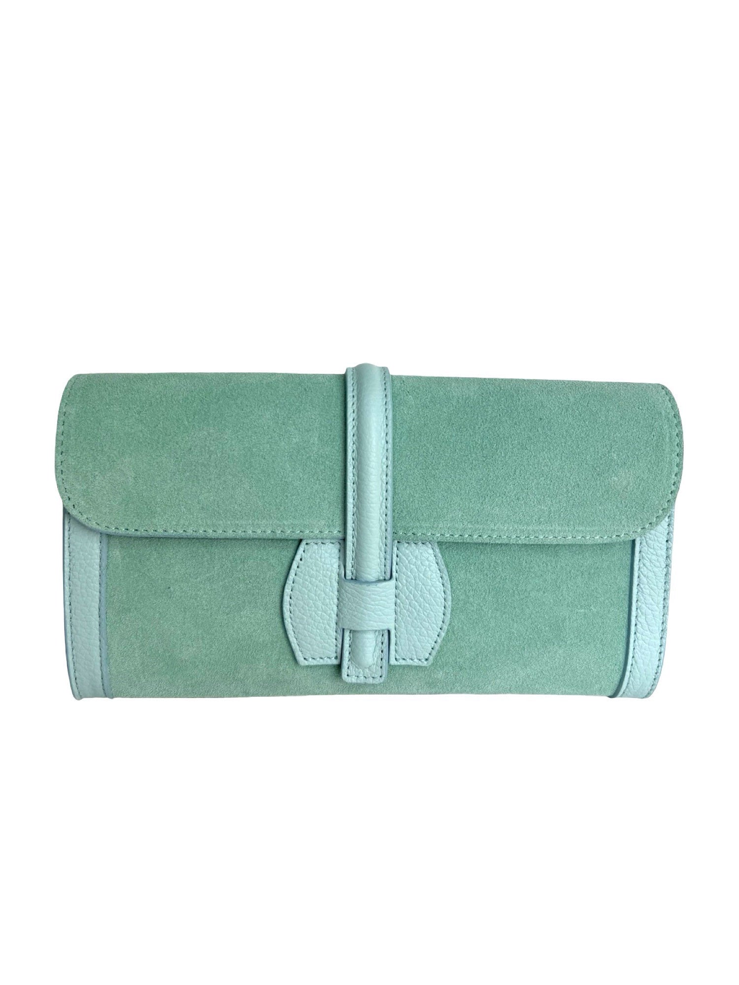 Suede Leather Clutch