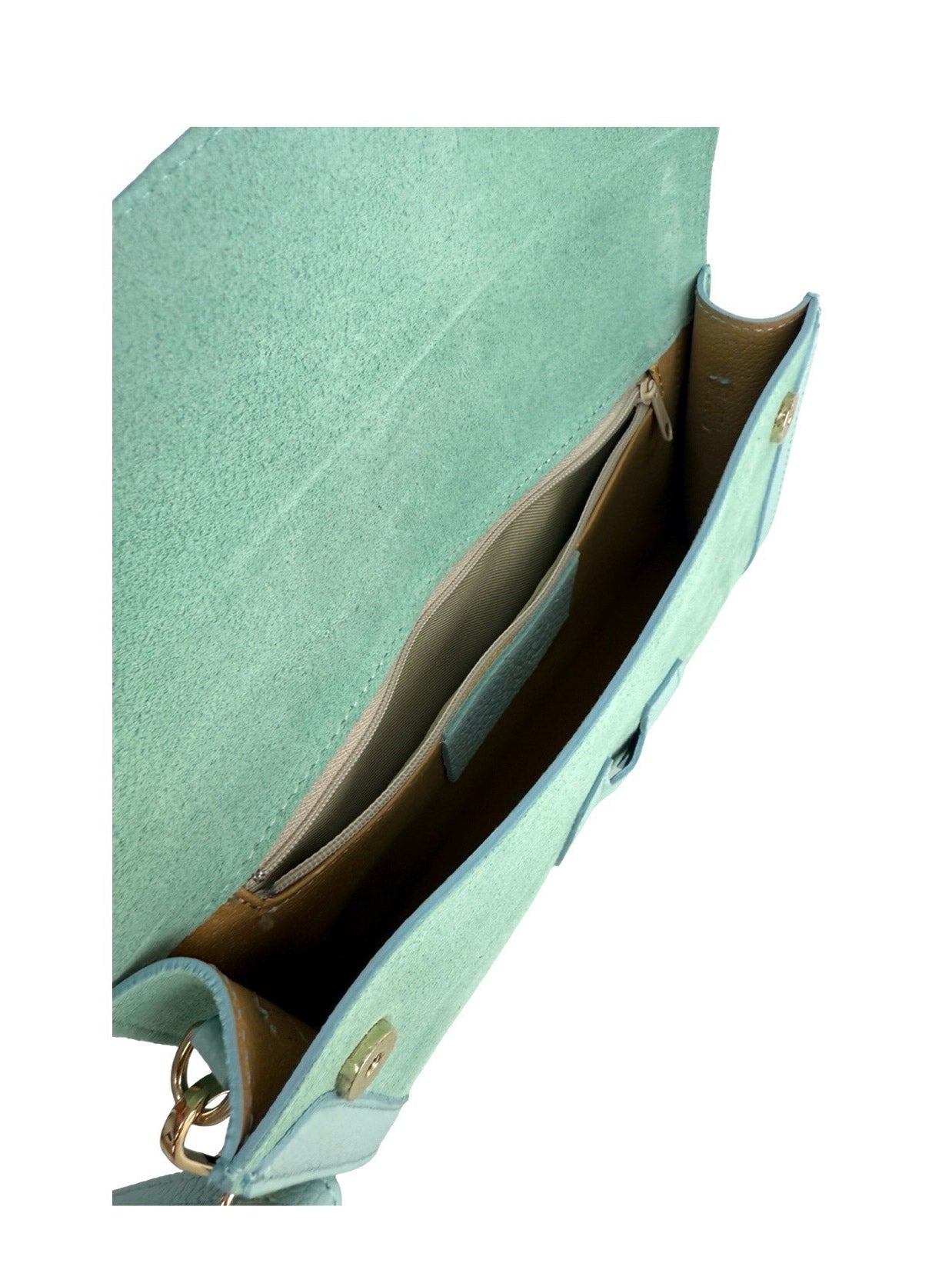 Suede Leather Clutch