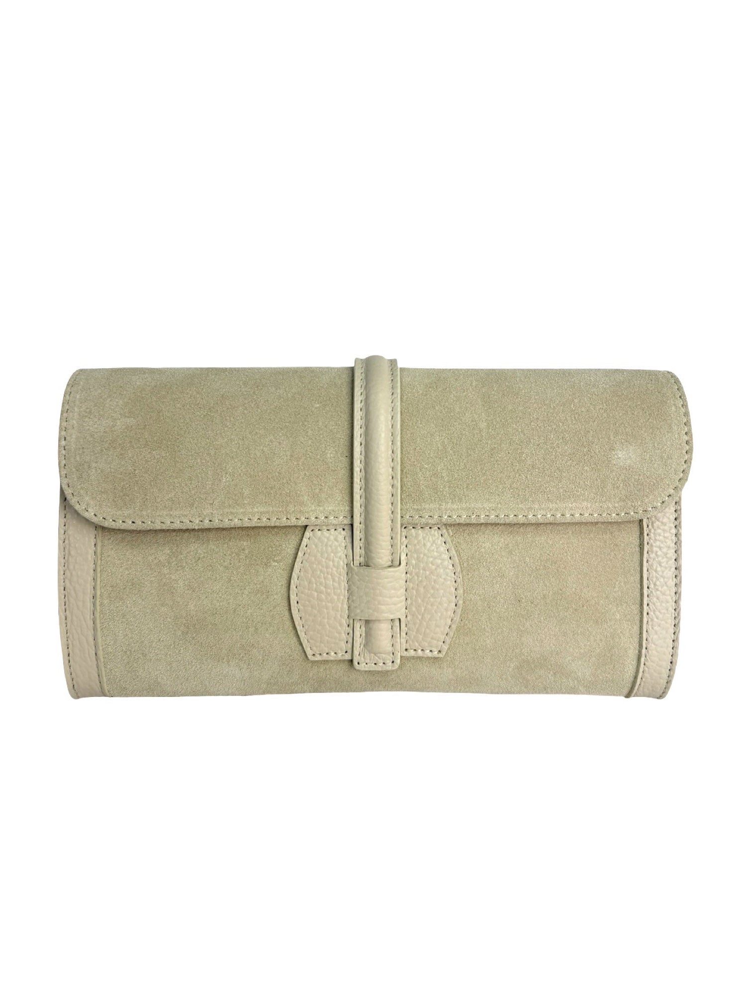 Suede Leather Clutch